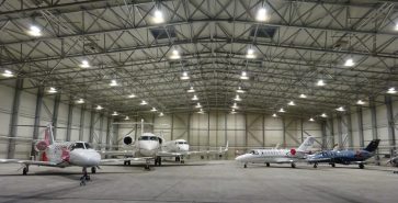 Doppelhangar für Flugzeuge