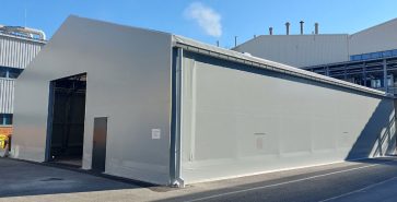 Zwei Lagerzelthallen in Steiermark 