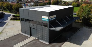 Produktionshalle für Containerproduktion